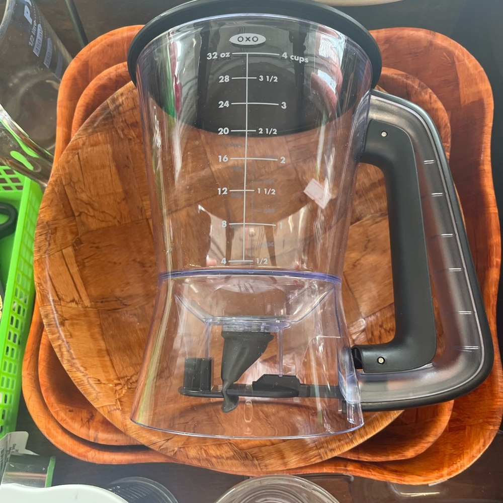 OXO Pancake dispenser with Black Handle